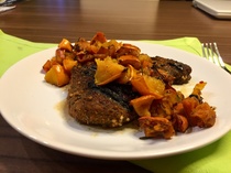 Grilovany steak ve smesi koreni a pecenou dyni I.jpeg